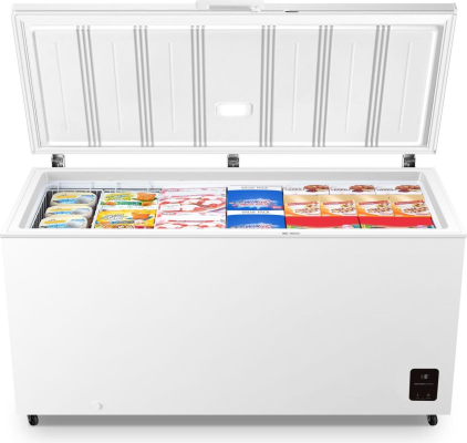 Gorenje | Freezer | FH50EAW | Energy efficiency class E | Chest | Free standing | Height 84.7 cm | Total net capacity 500 L | Display | White