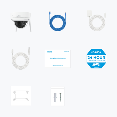 Reolink | 4K Ultra HD IK10 Vandal-Proof Camera | W437 | Dome | 8 MP | 2.7-13.5mm | IP67 | H.265 | Micro SD, Max. 512 GB