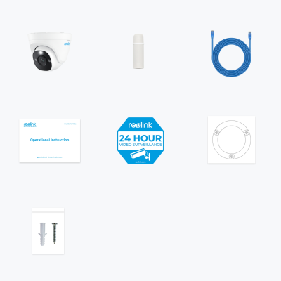 Reolink | Smart 4K Ultra HD PoE Security IP Camera with Person / Vehicle Detection | P334 | Dome | 8 MP | 4mm / F2.0 | IP66 | H.265 | Micro SD, Max. 256GB