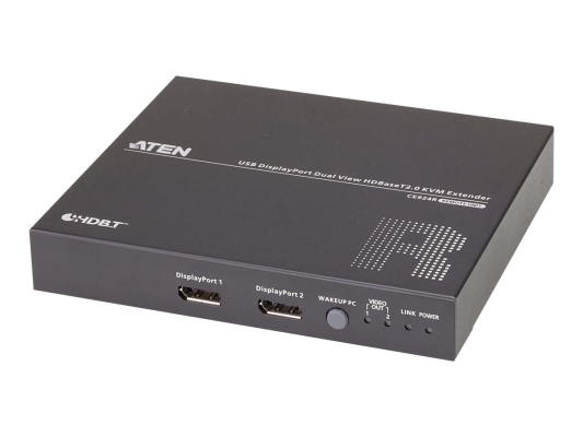 Aten CE924 USB DisplayPort Dual View HDBaseT 2.0 KVM Extender, 4K@100m for Single View | Aten | USB DisplayPort Dual View HDBaseT 2.0 KVM Extender, 4K@100m for Single View | CE924-AT-G