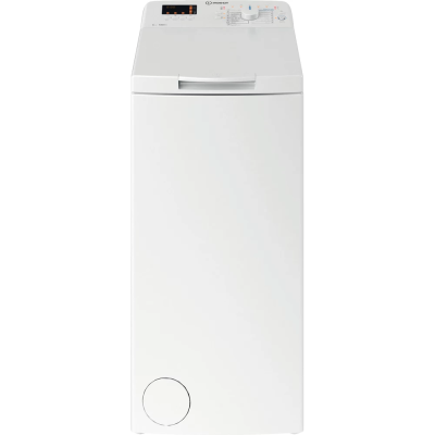 INDESIT | Washing machine | BTW S60400 EU / N | Energy efficiency class C | Top loading | Washing capacity 6 kg | 951 RPM | Depth 60 cm | Width 40 cm | White