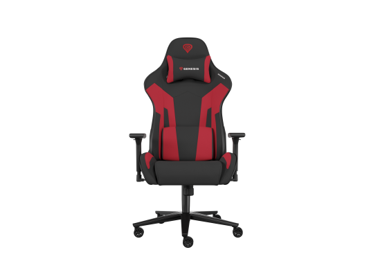 Genesis Gaming Chair Nitro 720 Backrest upholstery material: Fabric, Eco leather, Seat upholstery material: Fabric, Base material: Metal, Castors material: Nylon with CareGlide coating | Black / Red