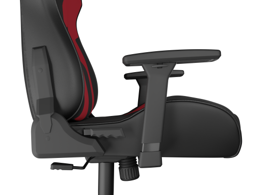 Genesis Gaming Chair Nitro 720 Backrest upholstery material: Fabric, Eco leather, Seat upholstery material: Fabric, Base material: Metal, Castors material: Nylon with CareGlide coating | Black / Red