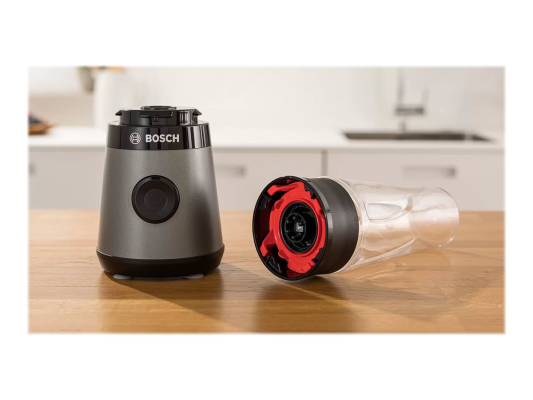 Bosch | VitaPower ToGo Smoothie Maker | MMB2111S | Tabletop | 450 W | Jar material Tritan | Jar capacity 0.6 L | Ice crushing | Silver