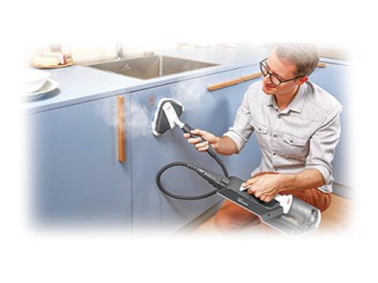 Polti | Steam mop with integrated portable cleaner | PTEU0307 Vaporetto SV660 Style 2-in-1 | Power 1500 W | Steam pressure Not Applicable bar | Water tank capacity 0.5 L | Grey / White