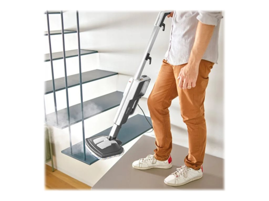 Polti | Steam mop with integrated portable cleaner | PTEU0304 Vaporetto SV610 Style 2-in-1 | Power 1500 W | Steam pressure Not Applicable bar | Water tank capacity 0.5 L | Grey / White