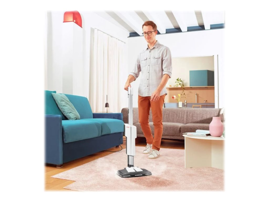 Polti | Steam mop with integrated portable cleaner | PTEU0304 Vaporetto SV610 Style 2-in-1 | Power 1500 W | Steam pressure Not Applicable bar | Water tank capacity 0.5 L | Grey / White