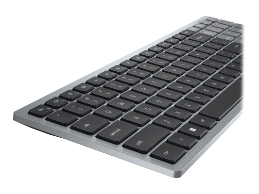 Dell | Keyboard | KB740 | Keyboard | Wireless | US | Titan Gray | 2.4 GHz, Bluetooth 5.0 | 506 g