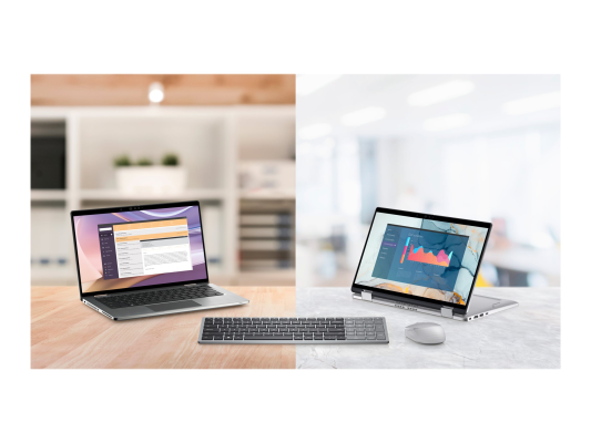 Dell | Keyboard | KB740 | Keyboard | Wireless | Russian | Titan Gray | 2.4 GHz, Bluetooth 5.0 | 506 g