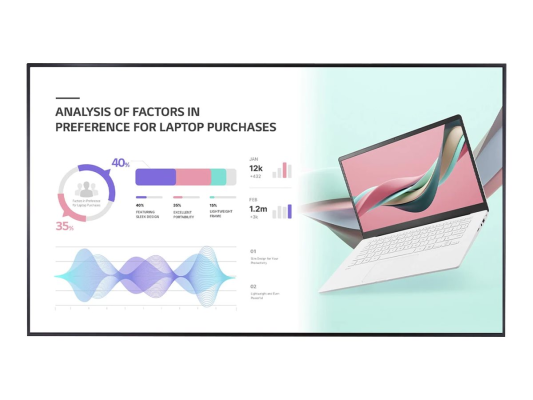 LG | 86UH5J-H | 86 " | Landscape / Portrait | 24 / 7 | WebOS | 500 cd / m² | 8 ms | 178 ° | 178 °