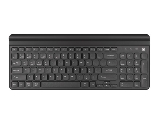 Natec | Keyboard | Felimare NKL-1973 | Keyboard | Wireless | US | Black | 2.4 GHz, Bluetooth | 415 g