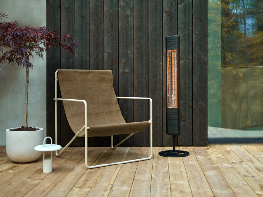 Mill | Outdoor Heater | OH2000ULGPFLOOR | Patio heater | 2000 W | Black | IP65