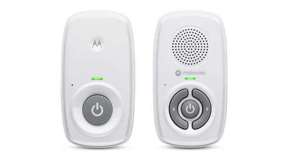 Motorola | Baby Monitor | AM21 | DECT wireless connectivity; High sensitivity microphone; Out-of-range and low battery alerts | White