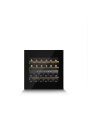 Caso | Wine Cooler | WineDeluxe WD 24 | Energy efficiency class F | Built-in | Bottles capacity 24 | Black