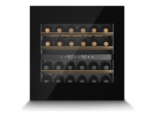 Caso | Wine Cooler | WineDeluxe WD 24 | Energy efficiency class F | Built-in | Bottles capacity 24 | Black