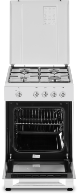Simfer | Cooker | 4401SGRBB.1 | Hob type Gas | Oven type Gas | White | Width 50 cm | Depth 55 cm | 49 L
