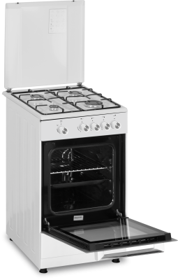 Simfer | Cooker | 4401SGRBB.1 | Hob type Gas | Oven type Gas | White | Width 50 cm | Depth 55 cm | 49 L