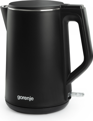 Gorenje | Kettle | K15DWBK | Electric | 2200 W | 1.5 L | Stainless steel | 360° rotational base | Black