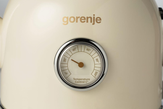 Gorenje | Kettle | K17CLIN | Electric | 2000 W | 1.7 L | Plastic / Metal | 360° rotational base | Ivory