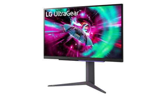 LG | UltraGear UHD Gaming Monitor | 27GR93U-B.AEU | 27 " | IPS | UHD | 16:9 | 144 Hz | 1 ms | 3840 x 2160 | HDMI ports quantity 2