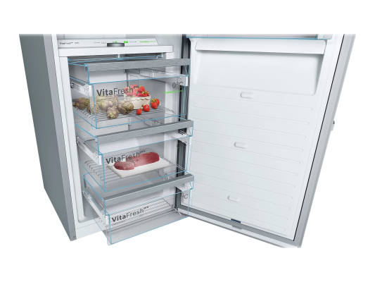Bosch | Refrigerator | KSF36PIDP Series 8 | Energy efficiency class D | Free standing | Larder | Height 186 cm | No Frost system | Fridge net capacity 309 L | 41 dB | Stainless steel