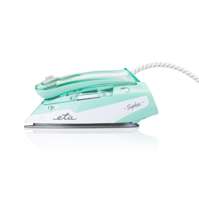 ETA | ETA127190000 Sophia | Steam Travel Iron | 1100 W | Water tank capacity 80 ml | Continuous steam 30 g / min | Steam boost performance 50 g / min | Green / White