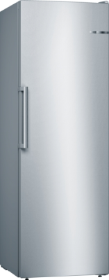 Bosch | Freezer | GSN33VLEP | Energy efficiency class E | Upright | Free standing | Height 176 cm | Total net capacity 225 L | No Frost system | Stainless Steel