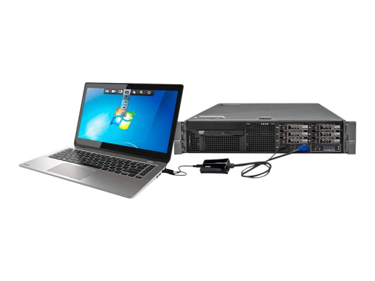 Aten | Laptop USB KVM Console Crash Cart Adapter IT Kit | CV211CP1 | 1 x USB Mini Type B Female, 1 x USB Type A Male, 1 x VGA Male (Blue)