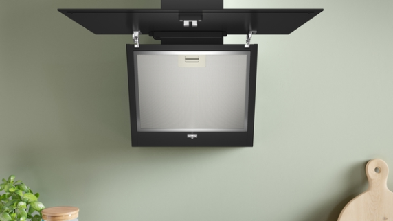 Bosch | Hood | DWK65DK60 | Wall mounted | Energy efficiency class A | Width 59 cm | 430 m³ / h | Electronic control | LED | Black