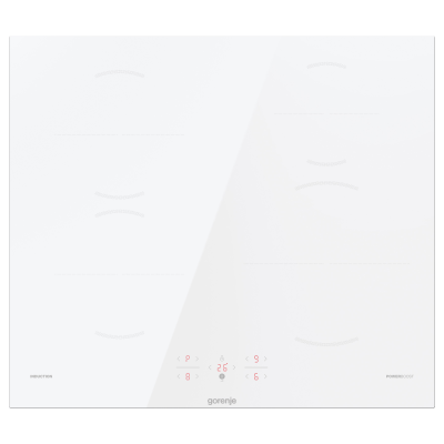 Gorenje | Hob | GI6401WSC | Induction | Number of burners / cooking zones 4 | Touch | Timer | White | Display