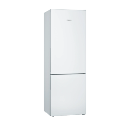 Bosch | Refrigerator | KGE49AWCA | Energy efficiency class C | Free standing | Combi | Height 201 cm | Fridge net capacity 302 L | Freezer net capacity 117 L | 38 dB | White