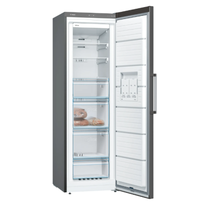 Bosch | Freezer | GSN36VXEP | Energy efficiency class E | Upright | Free standing | Height 186 cm | Total net capacity 242 L | No Frost system | Stainless steel
