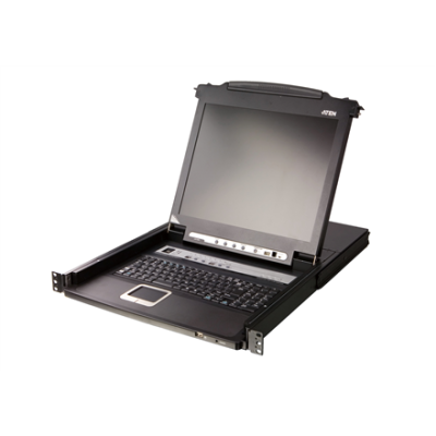 Aten | 8-Port PS / 2-USB VGA 17" LCD KVM Switch with Daisy-Chain Port and USB Peripheral Support | CL5708M