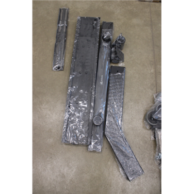 SALE OUT. | EDBAK | TR18 | Trolleys & Stands | 60-98 " | Maximum weight (capacity) 80 kg | DAMAGED PACKAGING, SCARTCHED | Black