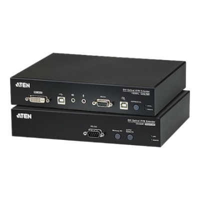 Aten USB DVI Optical KVM Extender | CE690 | 1920 x 1200 at 20km