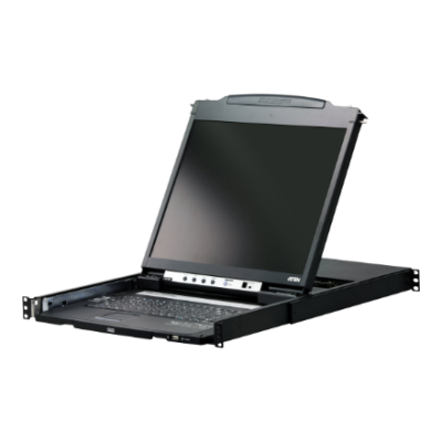 Aten PS / 2-USB VGA Dual Rail 19" LCD Console with USB Peripheral Support | CL5800N