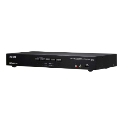 Aten 4-Port USB 3.0 4K HDMI Dual Display KVMP Switch | CS1844