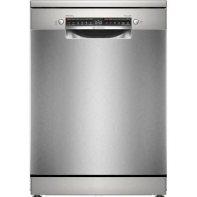 Dishwasher | SMS4EMI06E | Free standing | Width 60 cm | Number of place settings 14 | Number of programs 6 | Energy efficiency class B | Display | AquaStop function | Silver inox