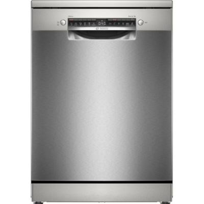 Dishwasher | SMS4HVI00E | Free standing | Width 60 cm | Number of place settings 14 | Number of programs 6 | Energy efficiency class D | Display | AquaStop function | Silver inox