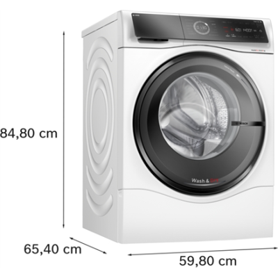 Bosch | Washing Machine with Dryer | WNC254A0SN | Energy efficiency class D | Front loading | Washing capacity 10.5 kg | 1400 RPM | Depth 62 cm | Width 60 cm | Display | LED | Drying system | Drying capacity 6 kg | Steam function