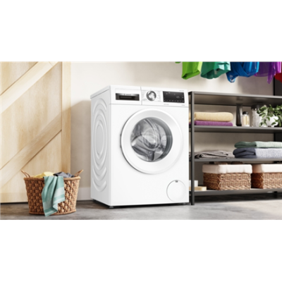 Bosch | Washing Machine | WGG244ZMSN | Energy efficiency class A | Front loading | Washing capacity 9 kg | 1400 RPM | Depth 59 cm | Width 60 cm | LED | Steam function | Direct drive | White