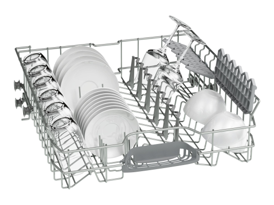 Dishwasher | SMS25AW05E | Free standing | Width 60 cm | Number of place settings 12 | Number of programs 5 | Energy efficiency class E | Display | AquaStop function | White