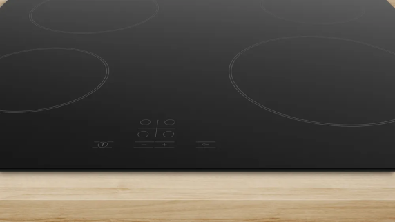Bosch Hob | PKE61RBA2E | Electric | Number of burners / cooking zones 4 | Touch | Timer | Black