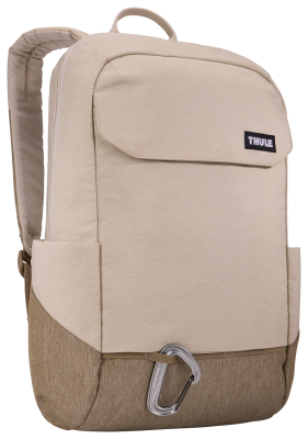 Thule | Lithos | Backpack 20L | Fits up to size 16 " | Laptop backpack | Pelican Gray / Faded Khaki