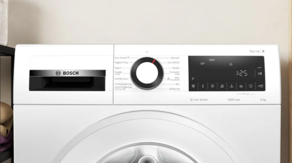 Bosch | Washing Machine | WGG246ZLSN | Energy efficiency class A | Front loading | Washing capacity 9 kg | 1600 RPM | Depth 59 cm | Width 60 cm | LED | Steam function | White