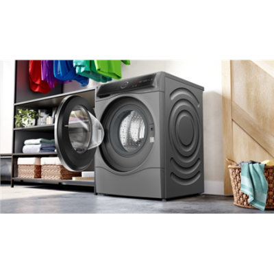 Bosch | Washing Machine | WNC254ARSN | Energy efficiency class A / D | Front loading | Washing capacity 10.5 kg | 1400 RPM | Depth 62.2 cm | Width 59.8 cm | LED | Drying system | Drying capacity 6 kg | Steam function | Dosage ass