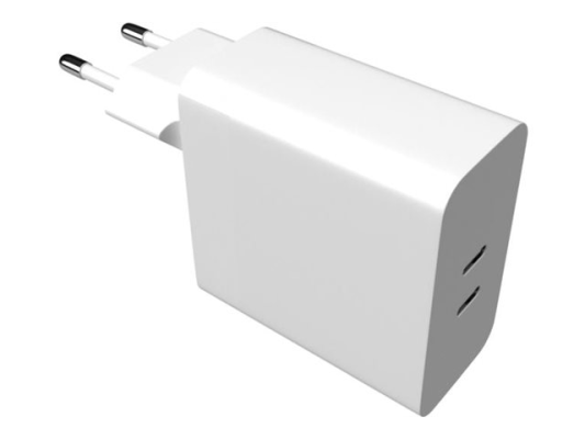 Fixed | Dual USB-C Mains Charger, PD support, 65W