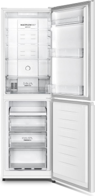 Gorenje Refrigerator | NRK418ECW4 | Energy efficiency class E | Free standing | Combi | Height 182.4 cm | No Frost system | Fridge net capacity 171 L | Freezer net capacity 85 L | 41 dB | White