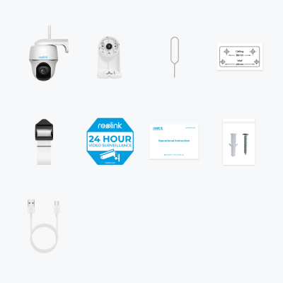 Reolink | Smart Pan and Tilt Wire-Free Camera | Argus Series B430 | PTZ | 5 MP | Fixed | H.265 | Micro SD, Max. 128 GB