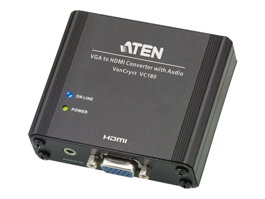 Aten | VGA / Audio to HDMI Converter | VC180-AT-G